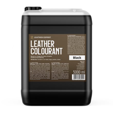 Leather Expert Bőrfesték bőrszínező 001 Fekete 5000ml