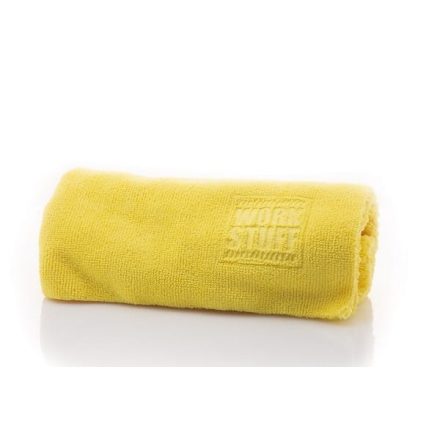 Work Stuff GENTLEMAN Basic Yellow 350gsm Szegélymentes mikroszálas kendő
