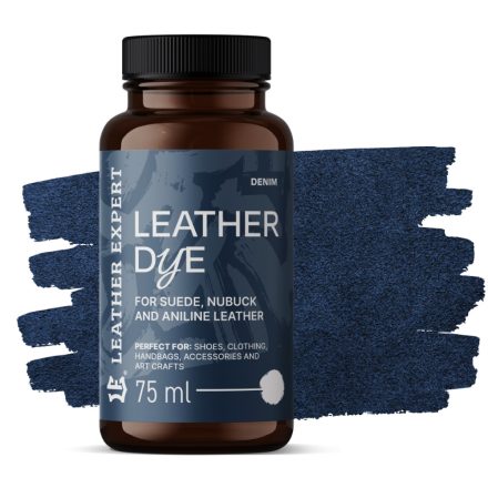 Leather Expert Bőrfesték - Velur. Nubuk, Analin 75ml Denim
